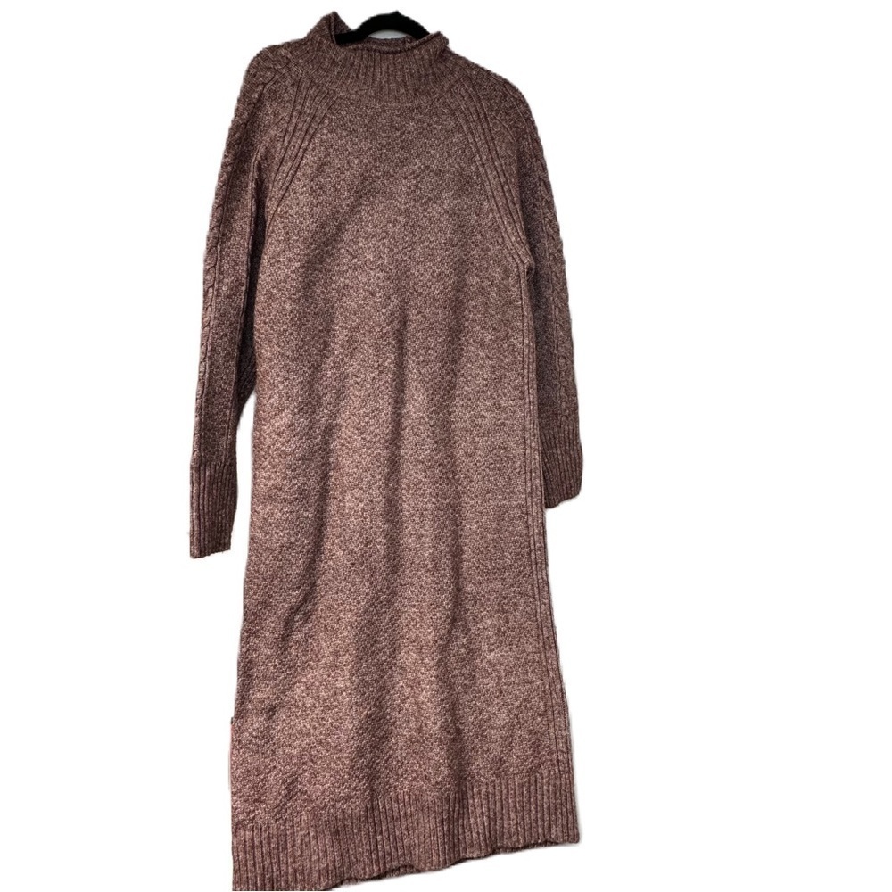 Universal thread woman’s l maroon sweater turtleneck sweater dress cozy warm fun